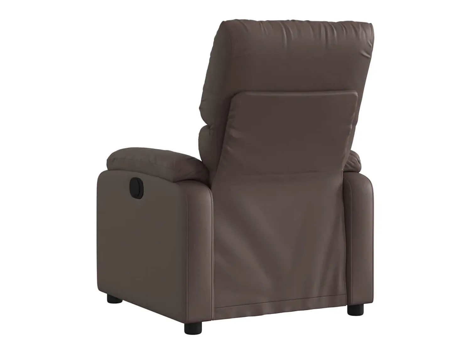 Poltrona* Poltrona Confortável | Poltrona reclinável elétrica couro artificial SHL8023 Castanho