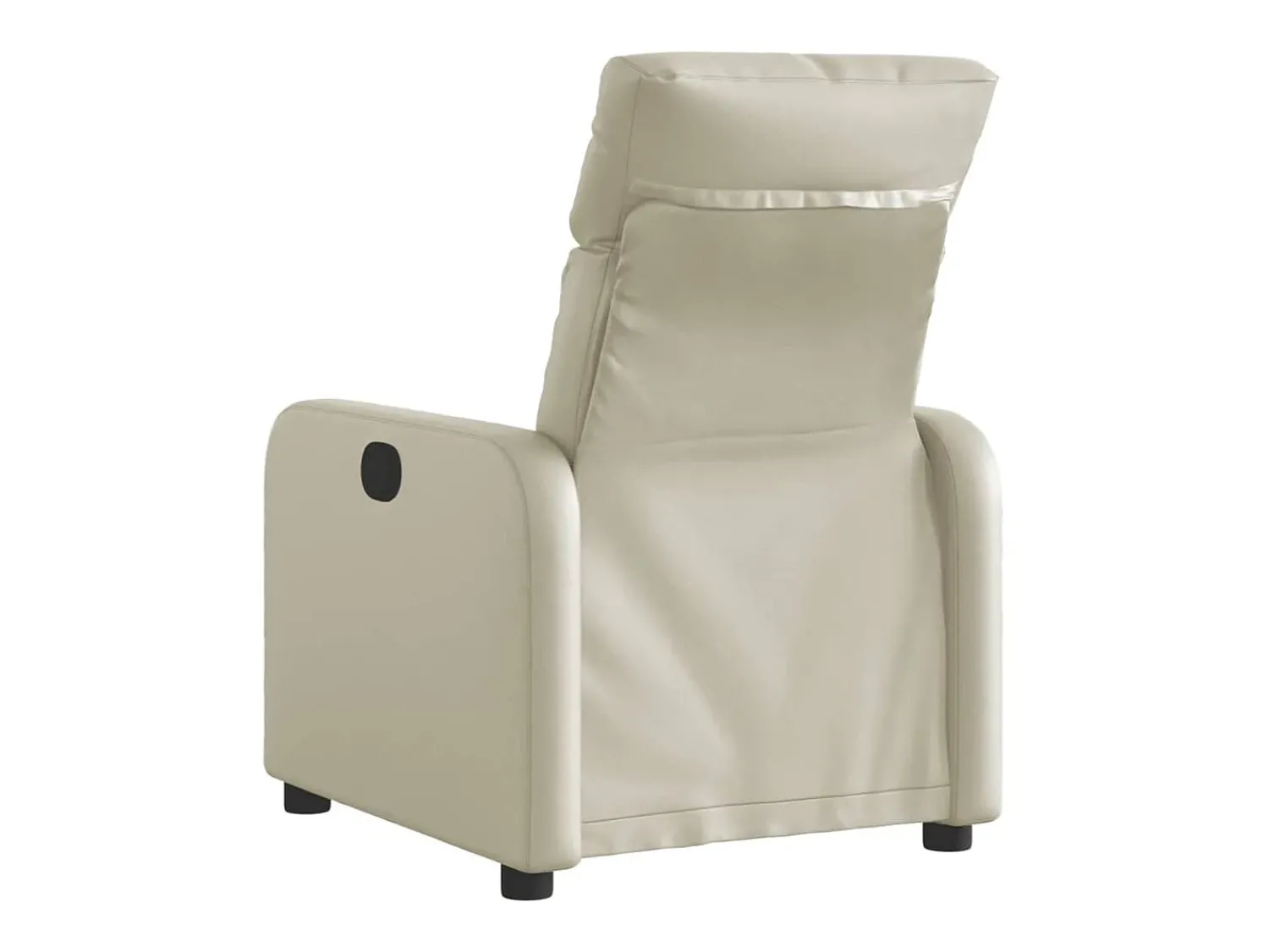 Poltrona* Poltrona Confortável | Poltrona reclinável elétrica couro artificial cor SHL209967 Creme