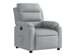 Poltrona* Poltrona Confortável | Poltrona reclinável elétrica tecido -claro SHL686815 Cinzento