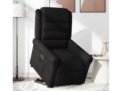 Poltrona* Poltrona Confortável | Poltrona reclinável elevatória elétrica tecido SHL744129 Preto
