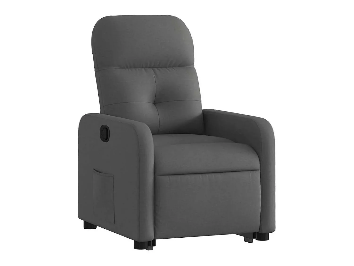 Poltrona| Poltrona Confortável | Poltrona reclinável elevatória tecido cinzento-escuro SHL561540 Cinza antracite