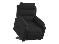 Best Poltrona Confortável | Poltrona reclinável elevatória tecido SHL53503 Preto