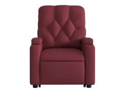 Poltrona* Poltrona Confortável | Poltrona reclinável elevatória tecido tinto SHL158616 Vermelho