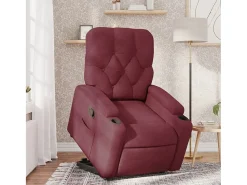 Poltrona* Poltrona Confortável | Poltrona reclinável elevatória tecido tinto SHL158616 Vermelho