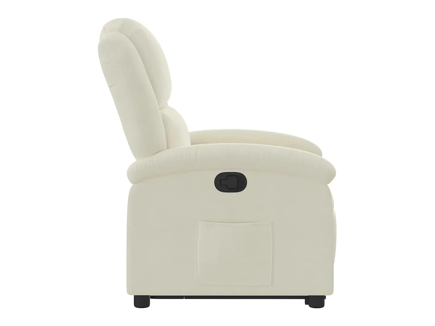 Poltrona| Poltrona Confortável | Poltrona reclinável elevatória veludo cor SHL58325 Creme
