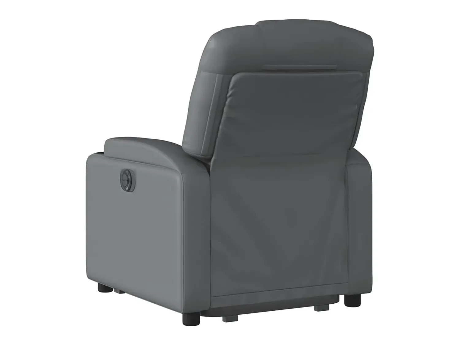 Poltrona| Poltrona Confortável | Poltrona reclinável elevatória couro artificial SHL99074 Cinzento
