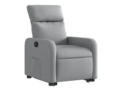 Poltrona| Poltrona Confortável | Poltrona reclinável elevatória tecido -claro SHL280715 Cinzento