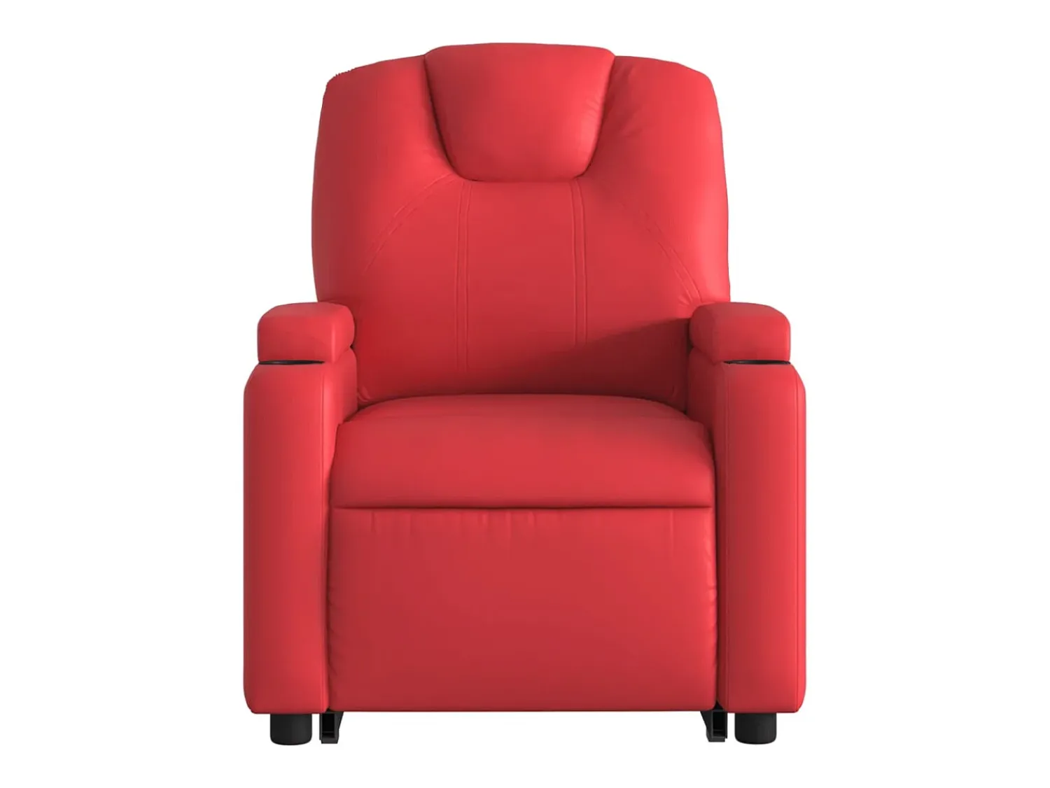 Poltrona| Poltrona Confortável | Poltrona reclinável elevatória elétrica couro artif. SHL137581 Vermelho