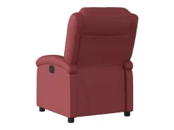 Poltrona Confortável | Poltrona reclinável elétrica couro artificial tinto SHL914856^ Poltrona