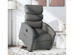 Poltrona* Poltrona Confortável | Poltrona reclinável elevatória elétrica tecido cinzento-escuro SHL822755 Cinza antracite