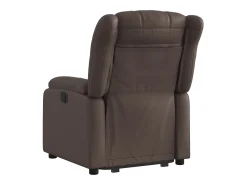 Poltrona* Poltrona Confortável | Poltrona reclinável elevatória couro artificial SHL404398 Castanho