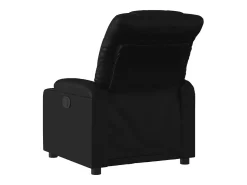 Poltrona| Poltrona Confortável | Poltrona reclinável elétrica couro artificial SHL481209 Preto