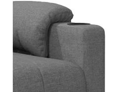 Poltrona Confortável | Poltrona reclinável elétrica tecido -claro SHL775236^ Poltrona