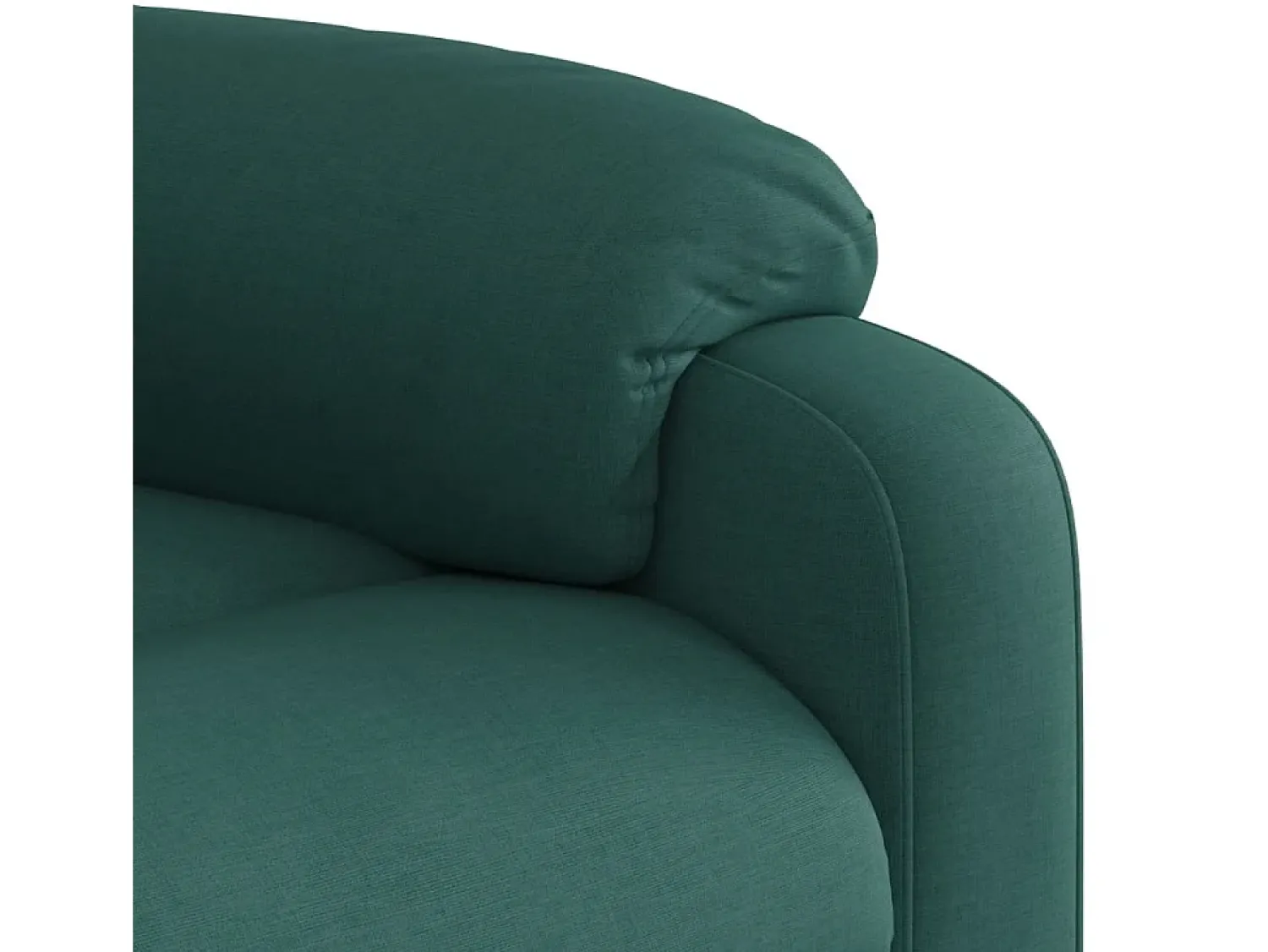 Online Poltrona Confortável | Poltrona reclinável elevatória tecido verde-escuro SHL925314 Verde pinho