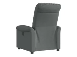 Poltrona Confortável | Poltrona reclinável elétrica tecido cinzento-escuro SHL498333^ Poltrona
