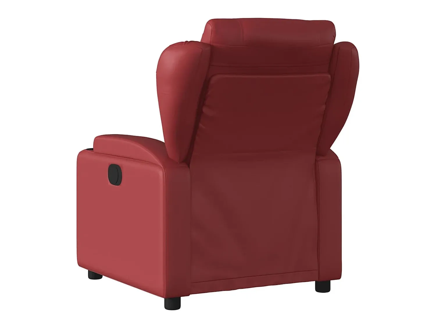 Poltrona| Poltrona Confortável | Poltrona reclinável elétrica couro artificial tinto SHL81999 Vermelho