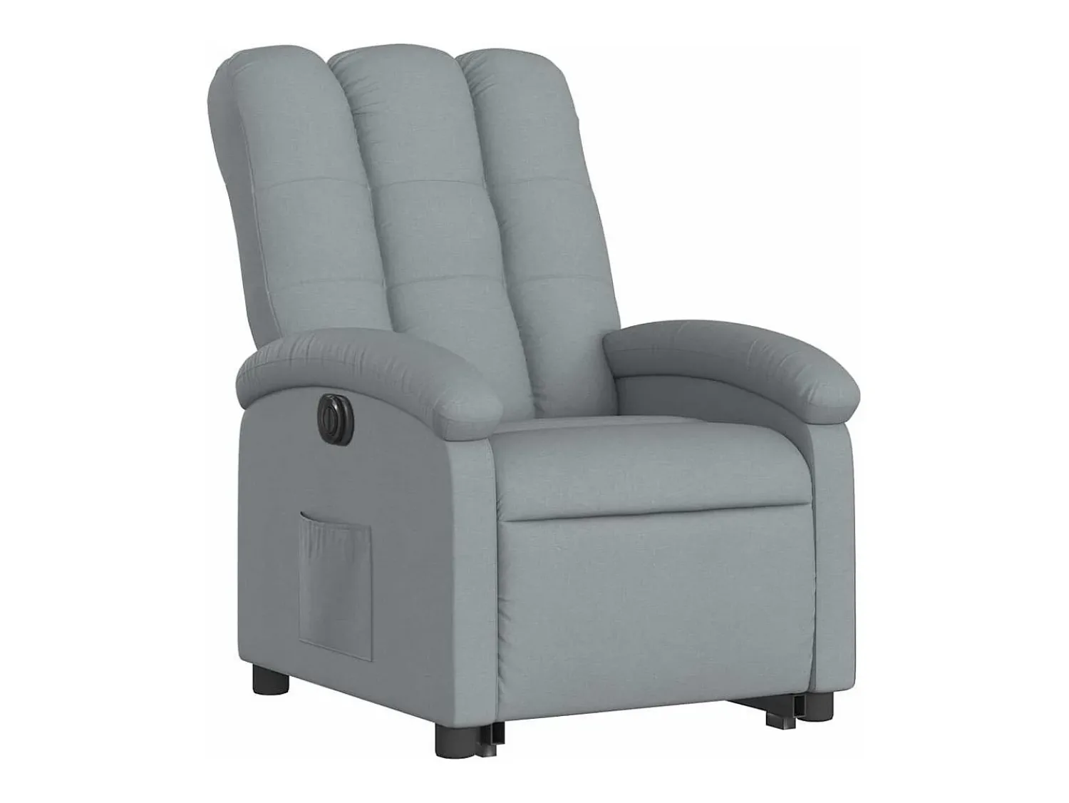 Discount Poltrona Confortável | Poltrona reclinável elevatória elétrica tecido -claro SHL999054 Cinzento