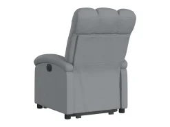 Discount Poltrona Confortável | Poltrona reclinável elevatória elétrica tecido -claro SHL999054 Cinzento