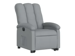 Discount Poltrona Confortável | Poltrona reclinável elevatória elétrica tecido -claro SHL999054 Cinzento