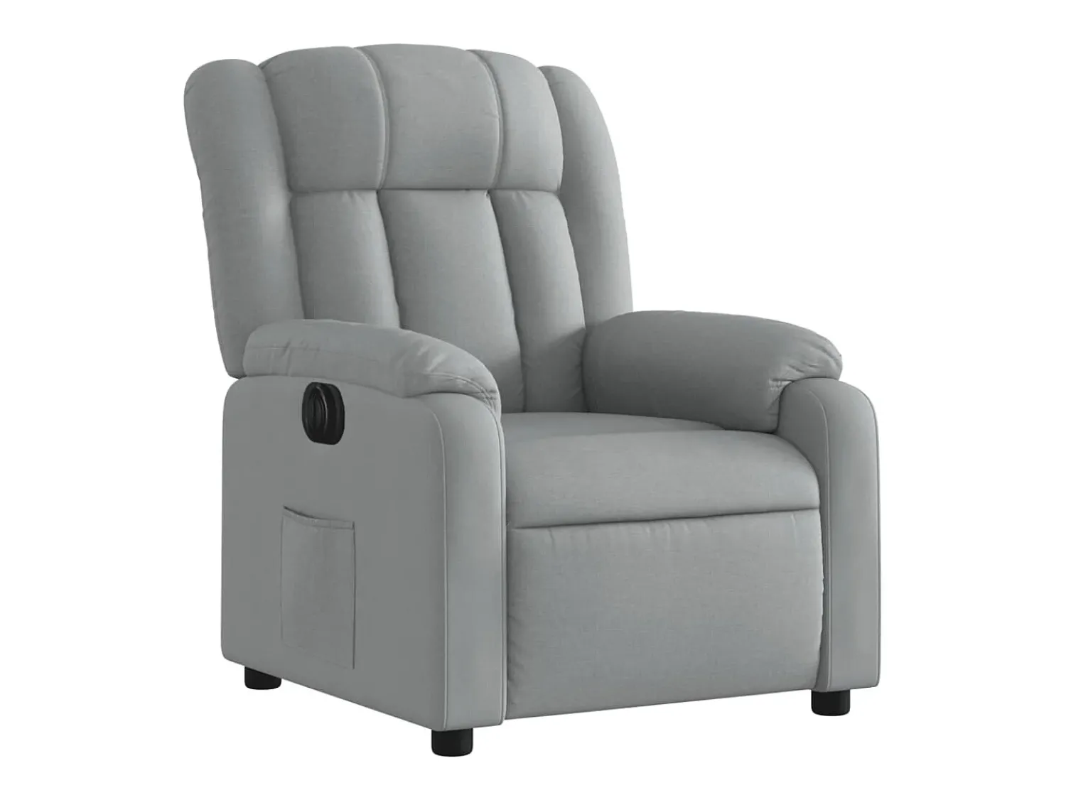 Poltrona* Poltrona Confortável | Poltrona reclinável elétrica tecido -claro SHL355831 Cinzento