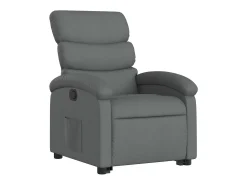 Poltrona Confortável | Poltrona reclinável elevatória tecido cinzento-escuro SHL289900^ Poltrona