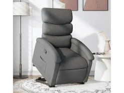 Poltrona Confortável | Poltrona reclinável elevatória tecido cinzento-escuro SHL289900^ Poltrona