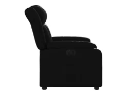 Poltrona| Poltrona Confortável | Poltrona reclinável elétrica couro artificial SHL7831 Preto