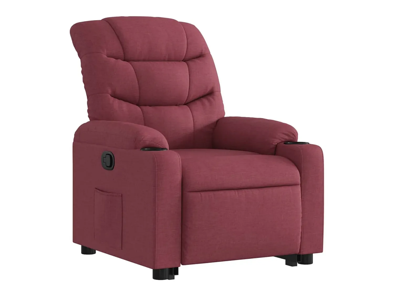 Poltrona* Poltrona Confortável | Poltrona reclinável elevatória tecido tinto SHL785783 Vermelho
