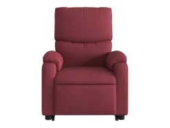 Outlet Poltrona Confortável | Poltrona reclinável elevatória elétrica tecido -tinto SHL310431 Vermelho