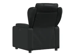 Poltrona* Poltrona Confortável | Poltrona reclinável em couro sintético SHL626708 Preto