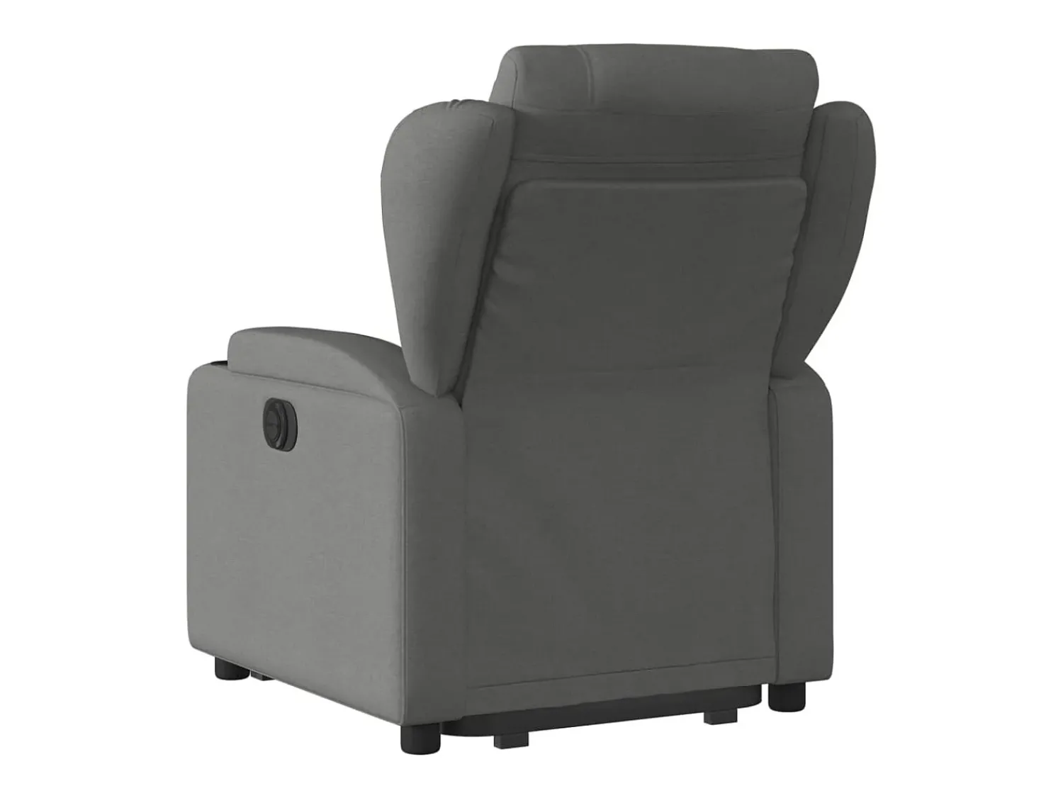 Poltrona Confortável | Poltrona reclinável elevatória tecido cinzento-escuro SHL570840^ Poltrona