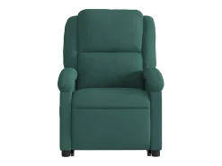 Poltrona* Poltrona Confortável | Poltrona reclinável elevatória elétrica veludo verde-escuro SHL880495 Verde pinho