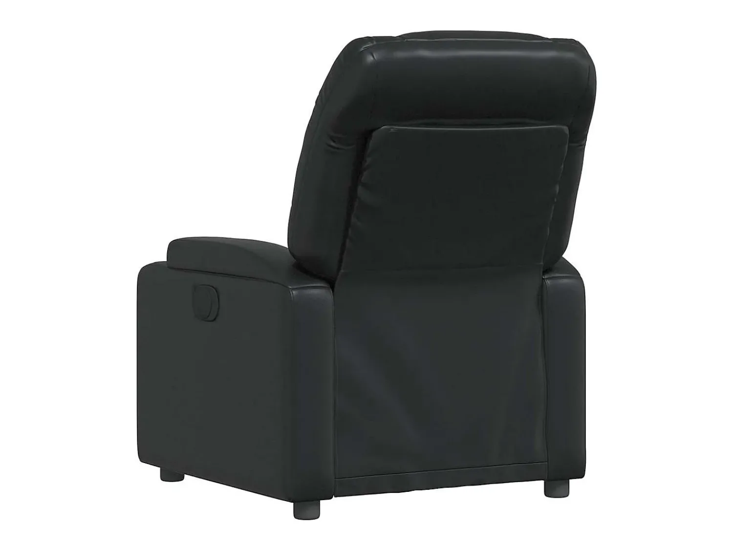 Poltrona| Poltrona Confortável | Poltrona reclinável em couro sintético SHL754048 Preto