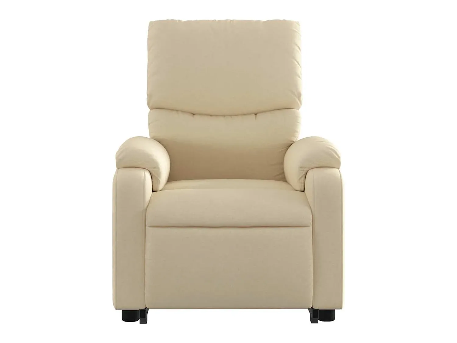 Hot Poltrona Confortável | Poltrona reclinável elevatória tecido cor SHL92395 Creme