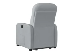 Poltrona| Poltrona Confortável | Poltrona reclinável elevatória tecido -claro SHL897989 Cinzento