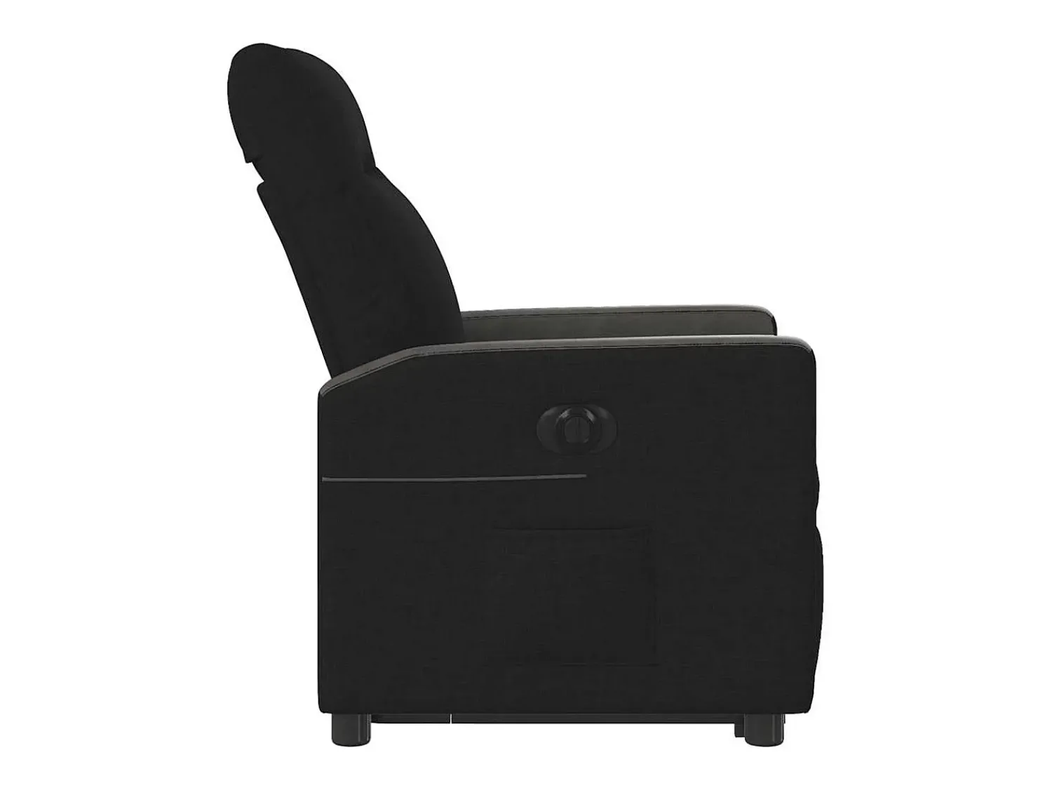 Poltrona* Poltrona Confortável | Poltrona reclinável elevatória elétrica tecido SHL179516 Preto