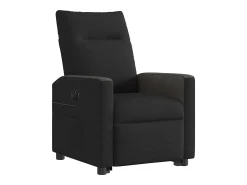 Poltrona* Poltrona Confortável | Poltrona reclinável elevatória elétrica tecido SHL179516 Preto