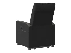 Poltrona* Poltrona Confortável | Poltrona reclinável elevatória elétrica tecido SHL179516 Preto