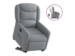 Poltrona Confortável | Poltrona reclinável elevatória tecido -claro SHL726581^ Poltrona