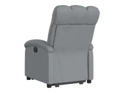 Clearance Poltrona Confortável | Poltrona reclinável elevatória tecido -claro SHL71981 Cinzento