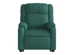 Poltrona| Poltrona Confortável | Poltrona reclinável elevatória de massagens tecido verde-escuro SHL536170 Verde pinho