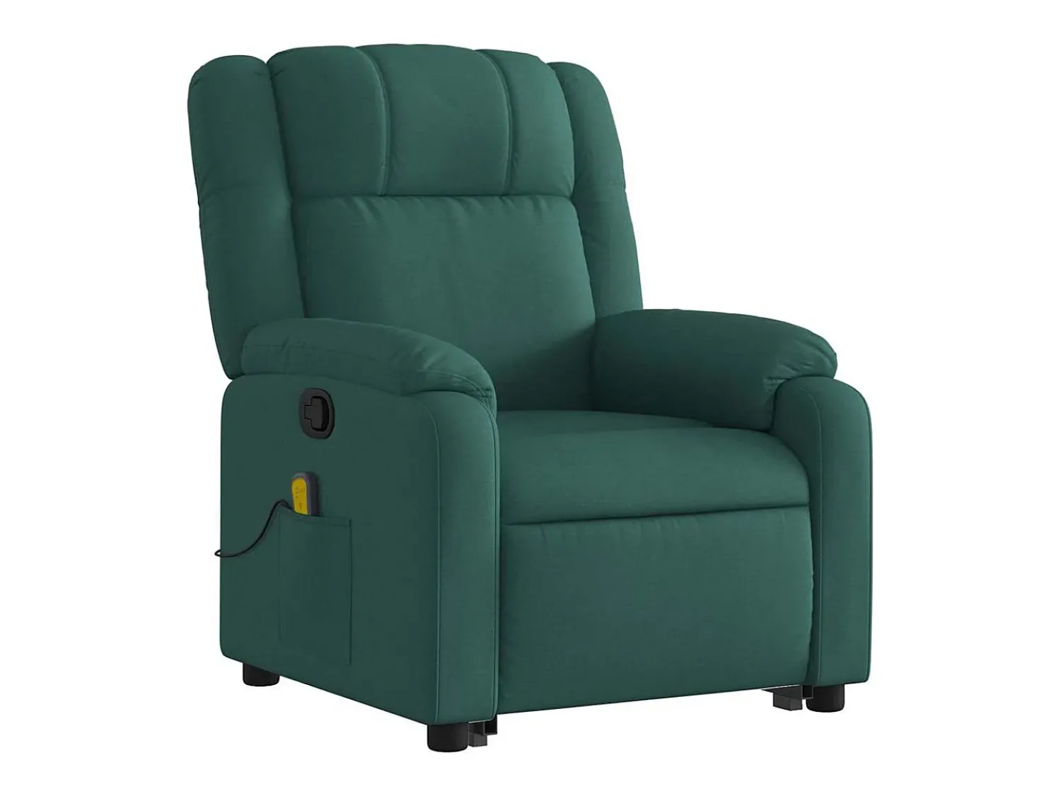 Poltrona| Poltrona Confortável | Poltrona reclinável elevatória de massagens tecido verde-escuro SHL536170 Verde pinho