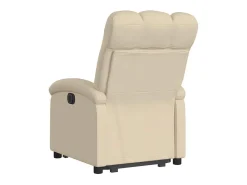 Poltrona* Poltrona Confortável | Poltrona reclinável elevatória tecido cor SHL931718 Creme