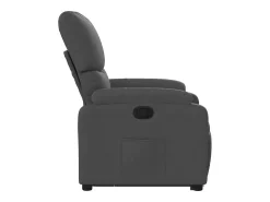 Online Poltrona Confortável | Poltrona reclinável elevatória tecido cinzento-escuro SHL890792 Cinza antracite