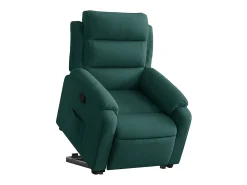 Poltrona| Poltrona Confortável | Poltrona reclinável elevatória veludo verde-escuro SHL271003 Verde pinho