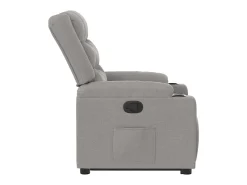New Poltrona Confortável | Poltrona reclinável elevatória tecido -nublado SHL64287 Cinzento