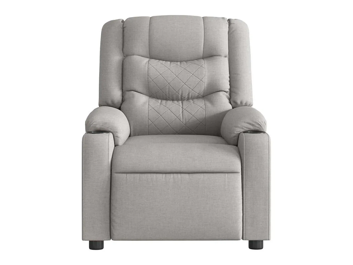 Sale Poltrona Confortável | Poltrona reclinável elétrica tecido -nublado SHL731375 Cinzento
