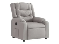 Sale Poltrona Confortável | Poltrona reclinável elétrica tecido -nublado SHL731375 Cinzento