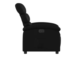 Poltrona| Poltrona Confortável | Poltrona reclinável elétrica couro artificial SHL365212 Preto