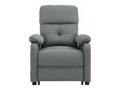 Poltrona| Poltrona Confortável | Poltrona reclinável elétrica tecido cinzento-escuro SHL512564 Cinza antracite